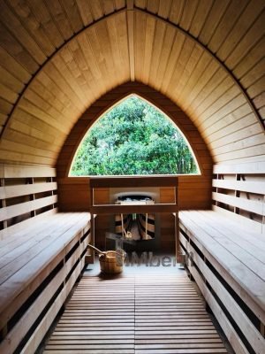 Buiten Houten Sauna Voor Tuin Igloontwerp (3)