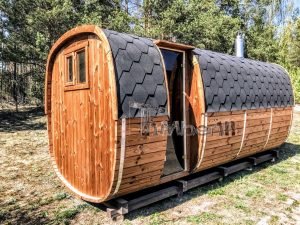 Rechthoekige Buitentuin Sauna (28)