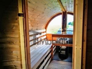 Buitenbad Sauna Met Aanhanger Kleedkamer En Harvia Oven (21)