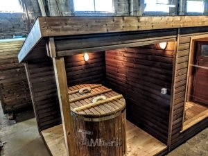 Moderne Sauna Voor Buiten In De Tuin (2)