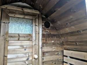 Igloo Sauna Met Aanhanger Kleedkamer En Harvia Oven (25)