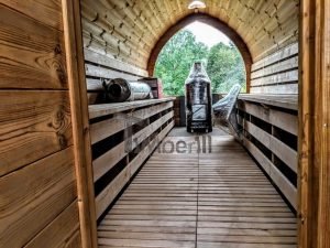 Igloo Sauna Met Aanhanger Kleedkamer En Harvia Oven (31)