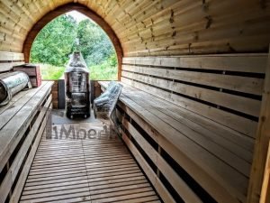 Igloo Sauna Met Aanhanger Kleedkamer En Harvia Oven (33)