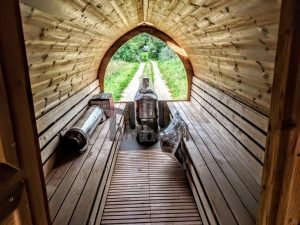 Igloo Sauna Met Aanhanger Kleedkamer En Harvia Oven (39)
