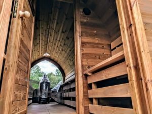 Igloo Sauna Met Aanhanger Kleedkamer En Harvia Oven (47)