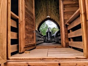 Igloo Sauna Met Aanhanger Kleedkamer En Harvia Oven (49)