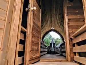 Igloo Sauna Met Aanhanger Kleedkamer En Harvia Oven (50)