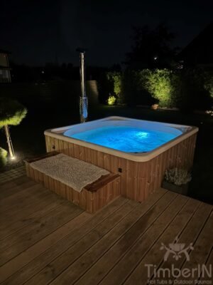 Grote Vierkante Spa Hot Tub (2)